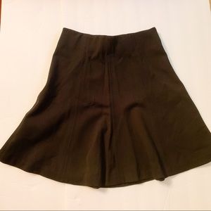 Loft Black A-line Mini- Skirt XS